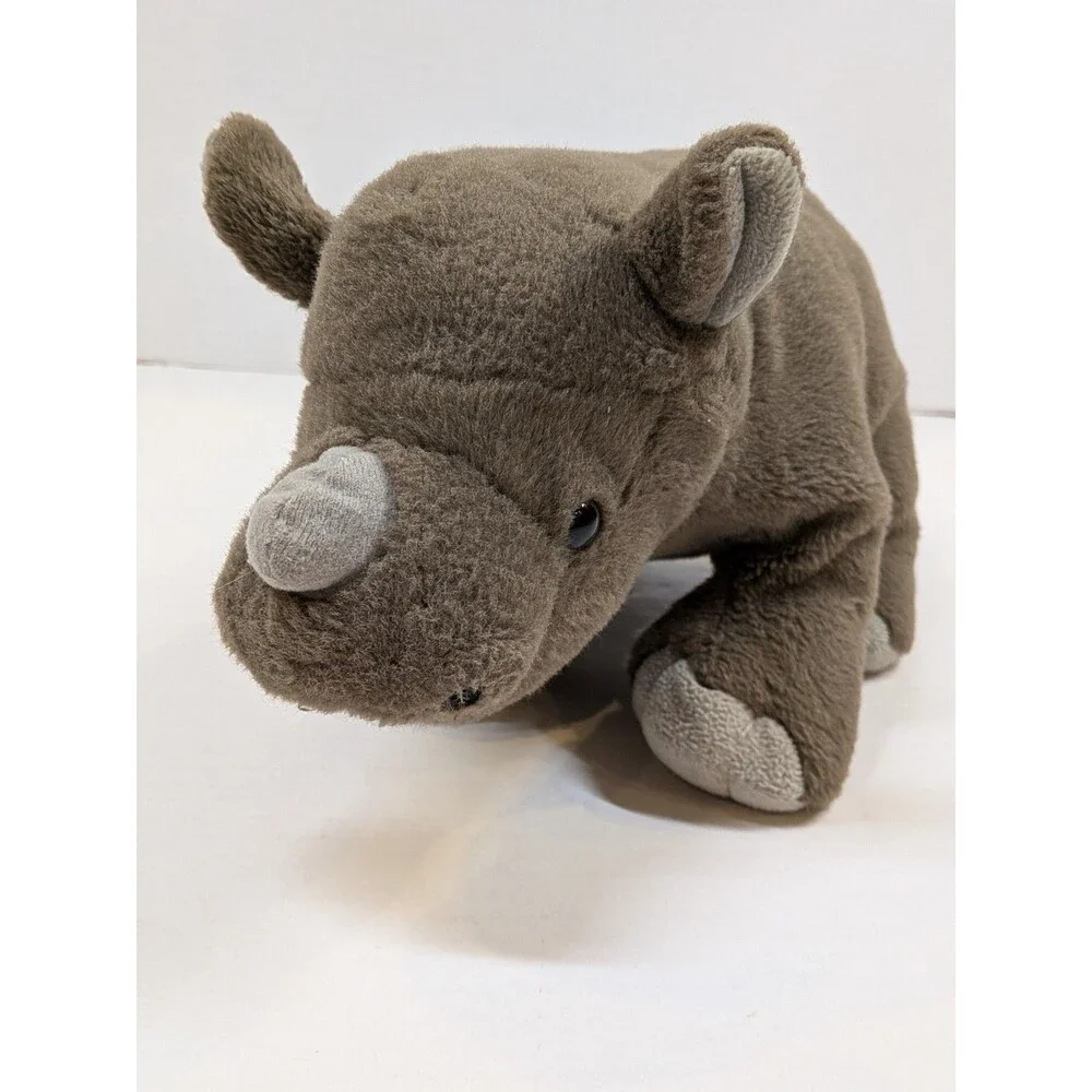 Wild Republic Rhino Baby Gray Plush 13
